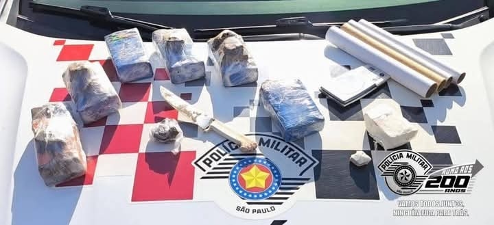 Polícia Militar Apreende Drogas em Obra no Jardim das Orquídeas em Andradina