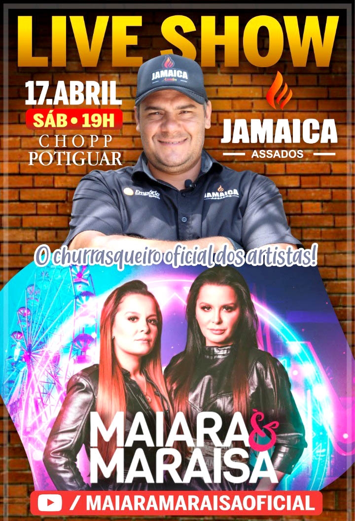 Mestre churrasqueiro de Andradina Jamaica participará de live de Maiara e Maraisa