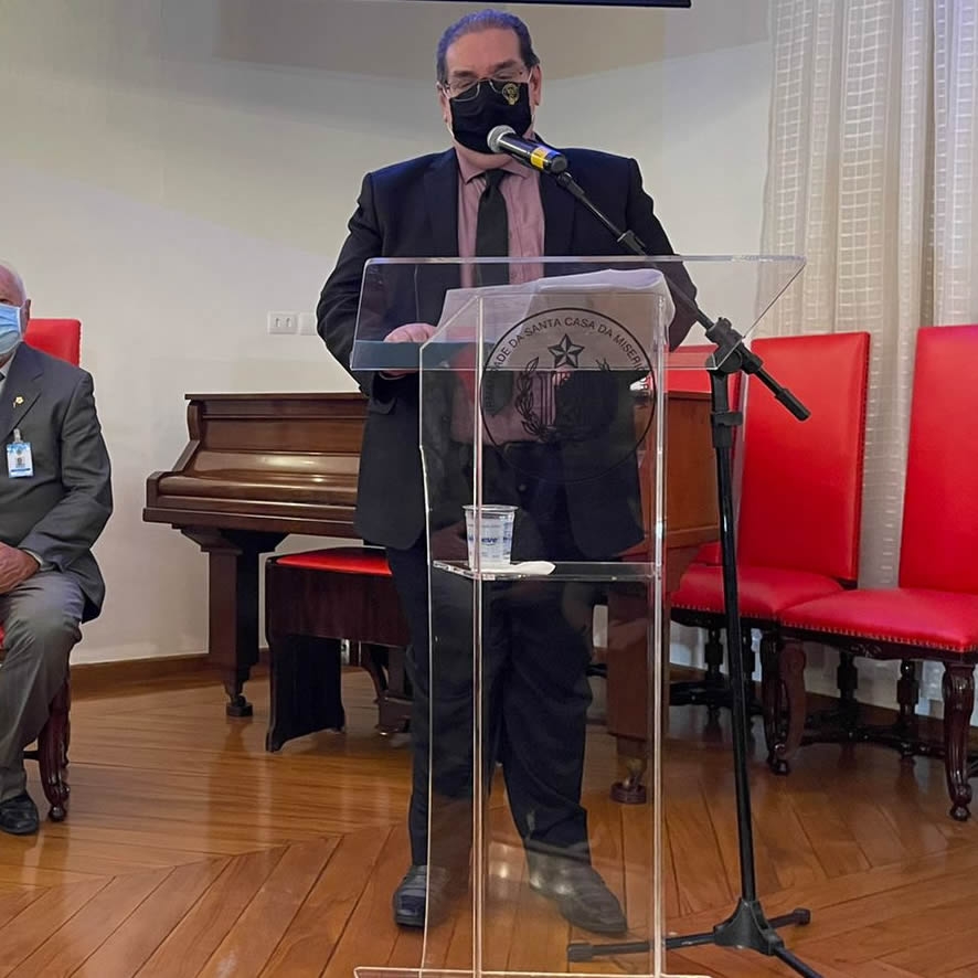 GLESP: SERENÍSSIMO JOÃO XAVIER PARTICIPA DA POSSE DA DIRETORIA DA SANTA CASA DE SANTOS