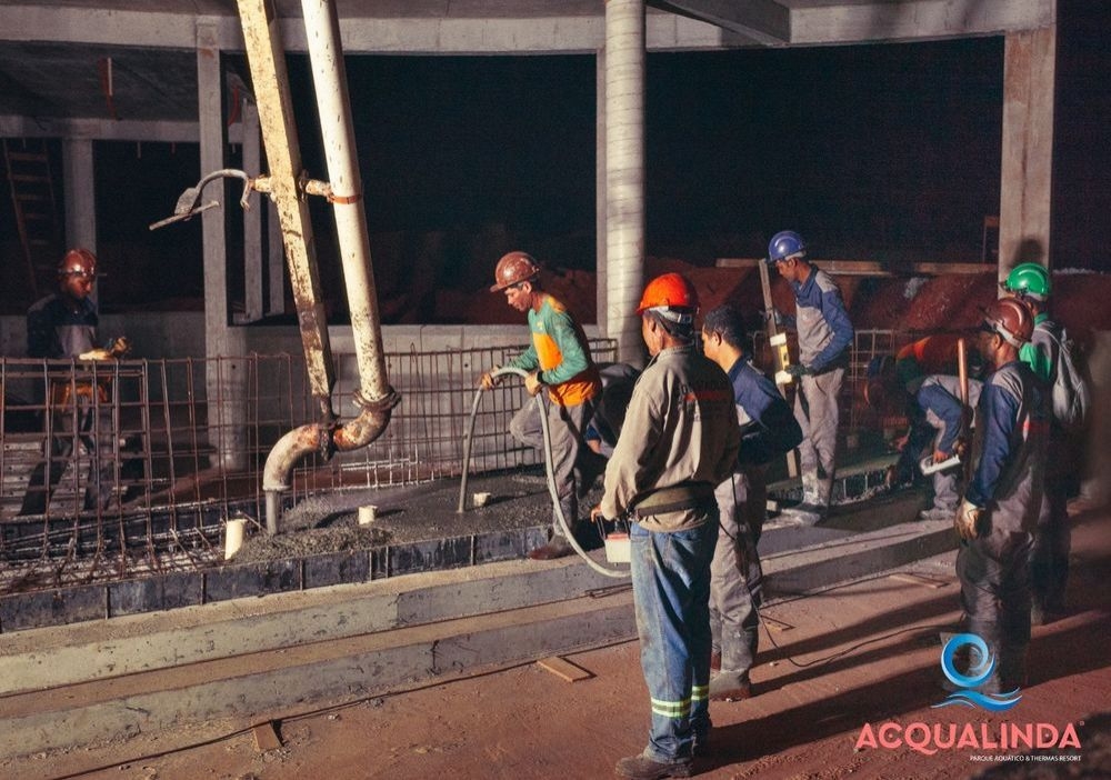 Em Andradina Parque Aquático Acqualinda tem obras até à noite para nascer completo