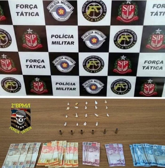Força Tática de Araçatuba prendeu morador do bairro Nossa Senhora por tráfico de drogas