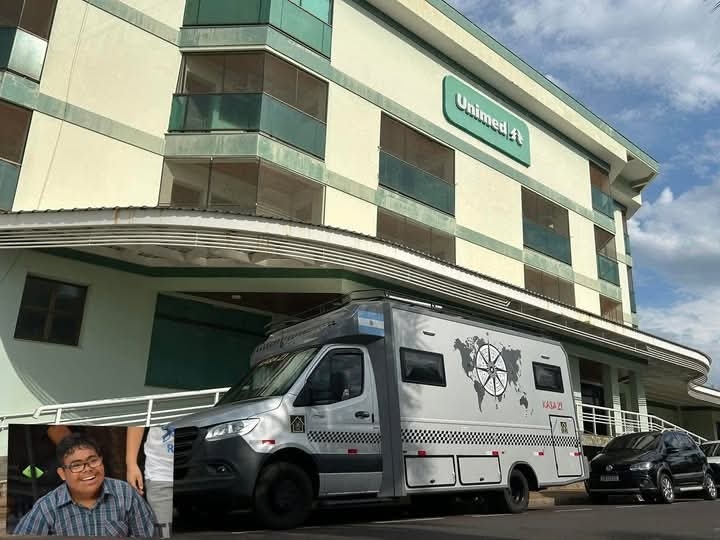 MOTOR HOME DA FÉ: PAIS ACAMPAM POR FILHO ENTRE ORAÇÕES E LÁGRIMAS EM FRENTE DO HOSPITAL UNIMED BIRIGUI
