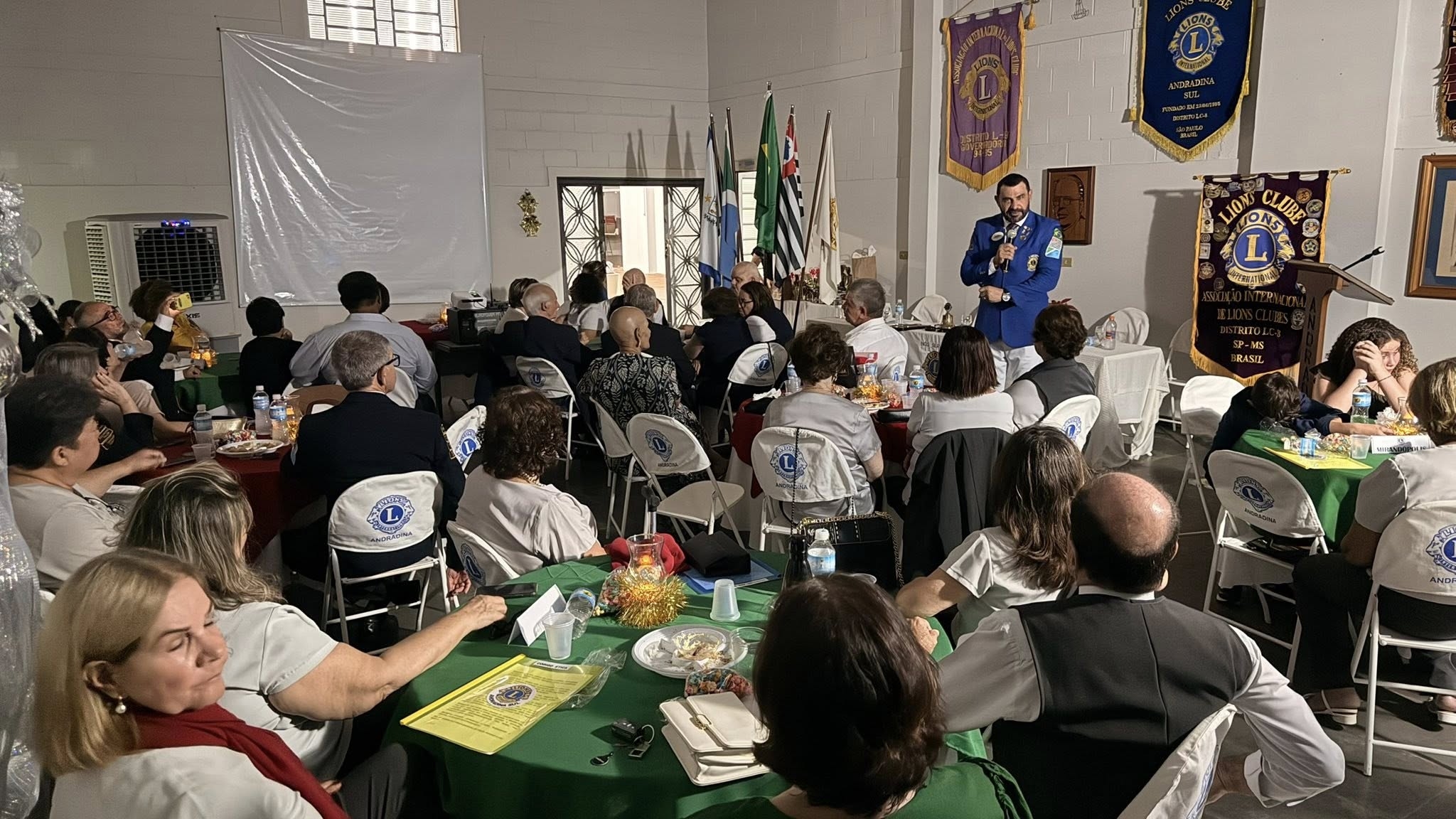 Governador do Lions Clube realiza visita oficial a Andradina