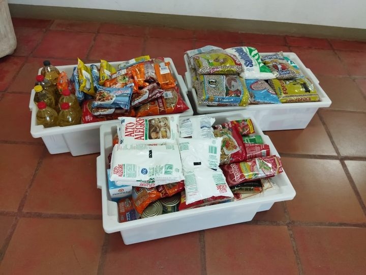 Corpo Funcional da Penitenciária 1 de Lavínia doa alimentos ao Fundo Social da Prefeitura de Lavínia