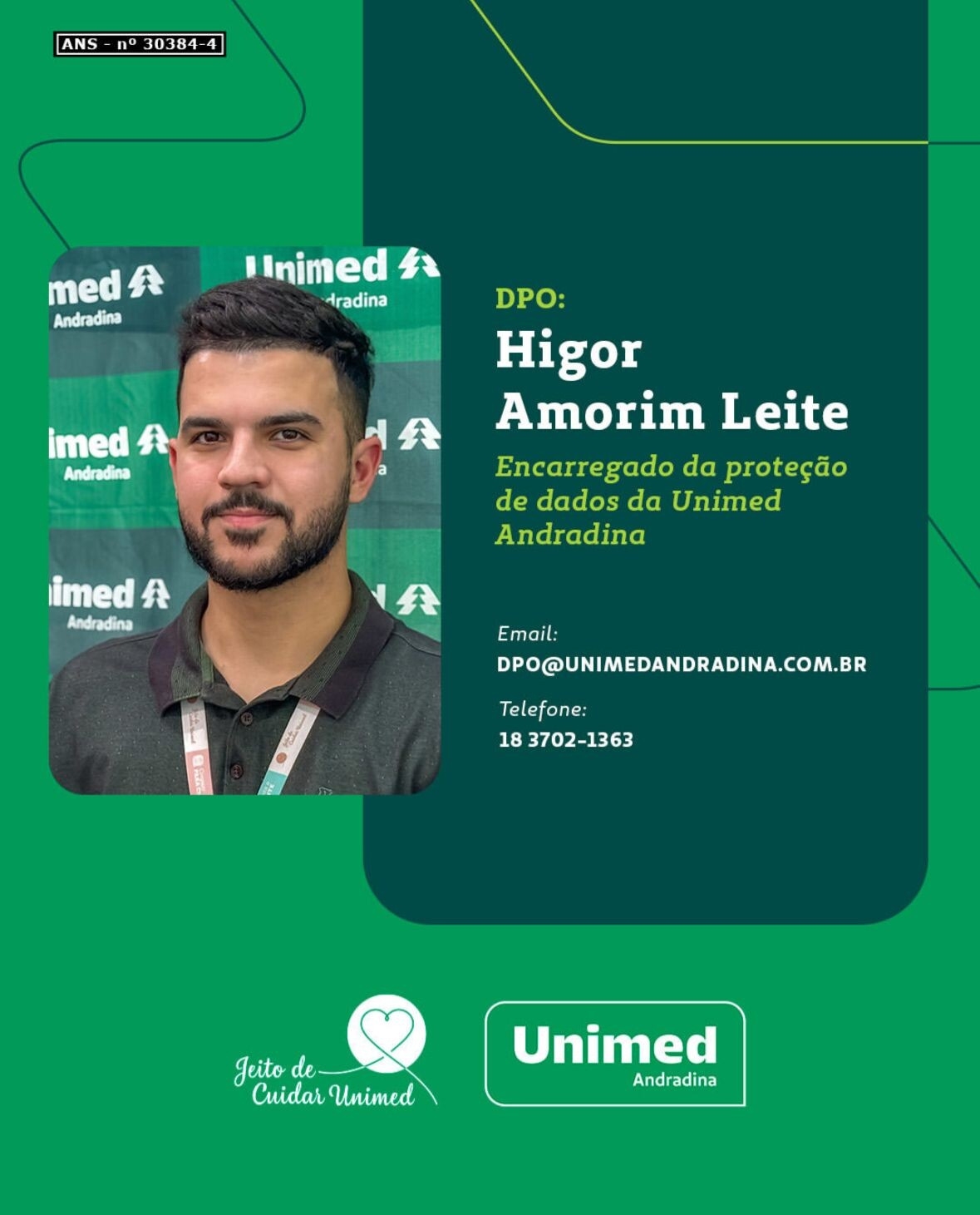 Unimed Andradina tem cuidado com as pessoas também na proteção de dados