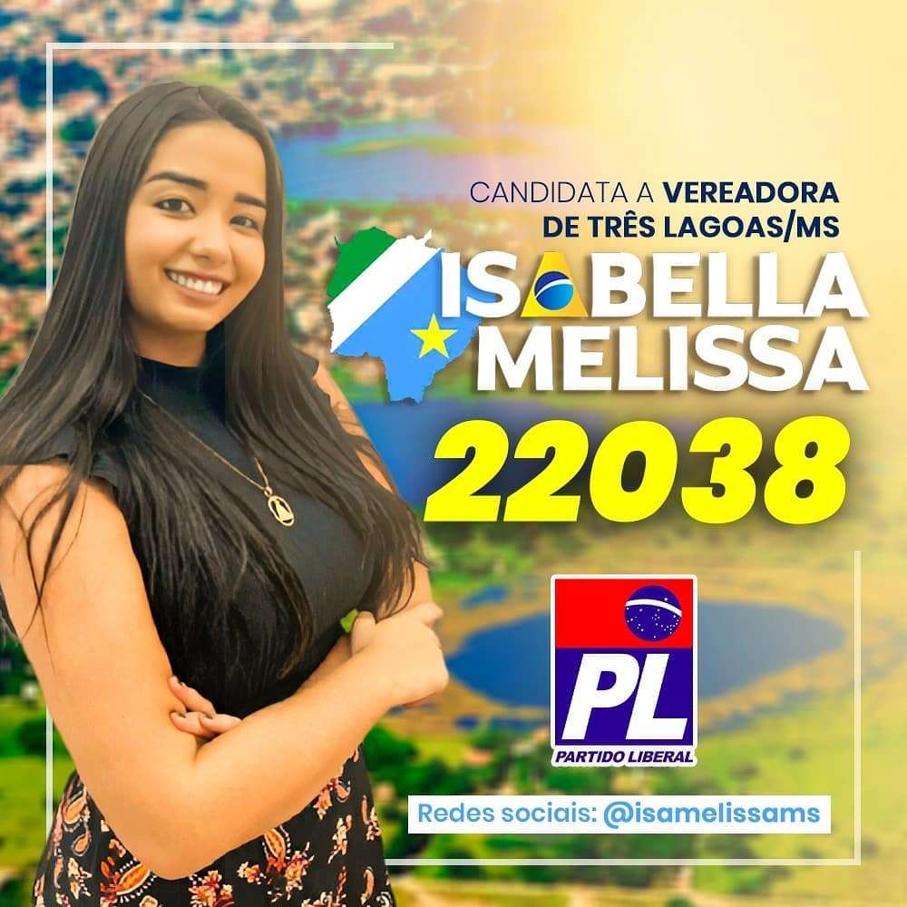 Candidata mais jovem de Três Lagoas é conservadora e bolsonarista