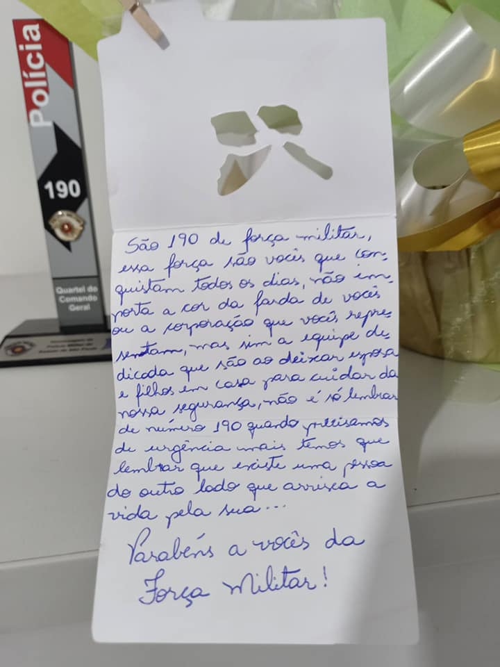 3ª COMPANHIA DE MIRANDÓPOLIS AGRADECIMENTO ESPECIAL