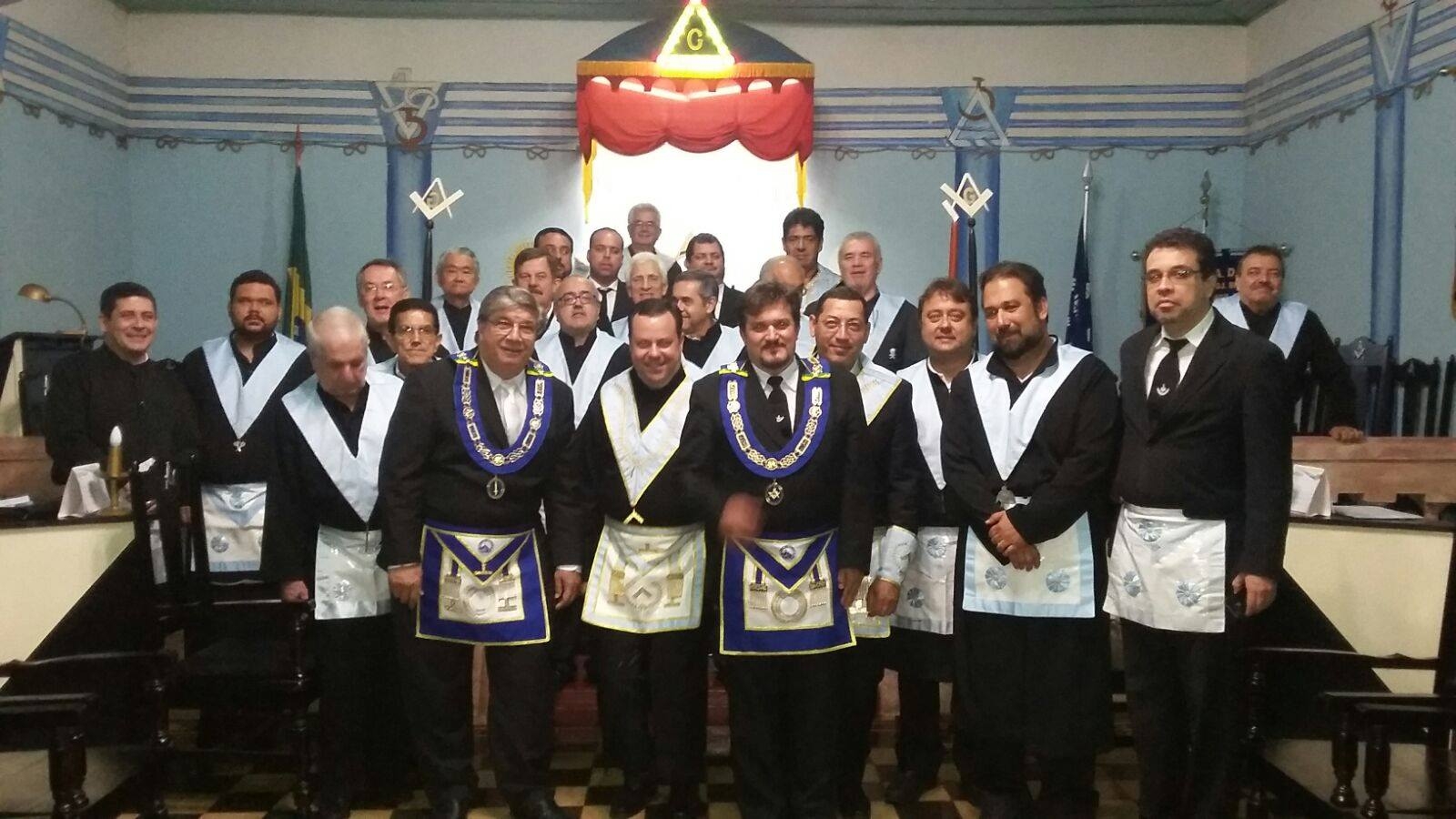 Loja Maçônica Luz e Caridade III de Valparaíso recebe visita do Poderoso Irmão Secretário Adjunto da 7ª Macrorregião