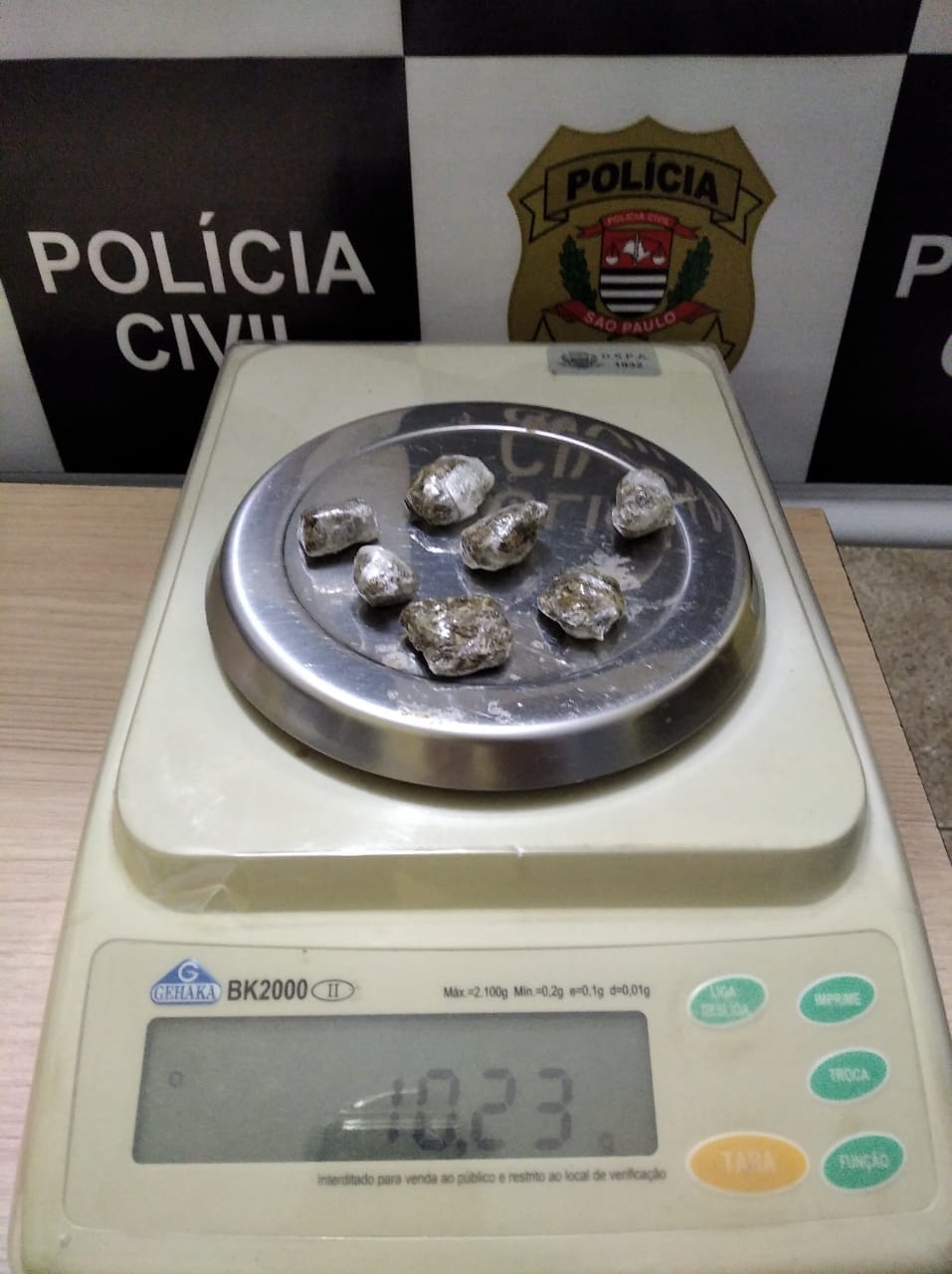 Polícia Civil de Lavínia prendeu morador do bairro Popular por tráfico de drogas