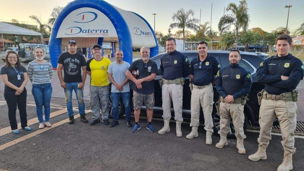 Equipes da Polícia Rodoviária Federal estão em Três Lagoas a convite da organização Motoshow