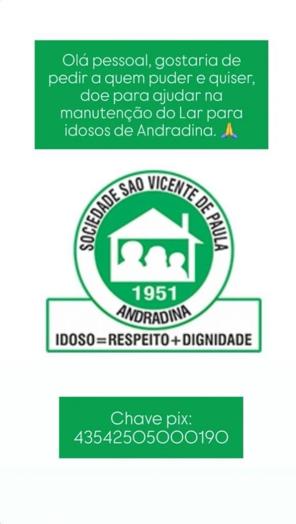 Solidariedade que transforma vidas: a importância de ajudar o Asilo São Vicente de Paula de Andradina