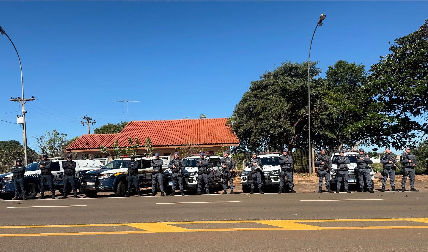 25º BPM/I DE DRACENA PARTICIPA DA OPERAÇÃO DIVISAS INTEGRADAS