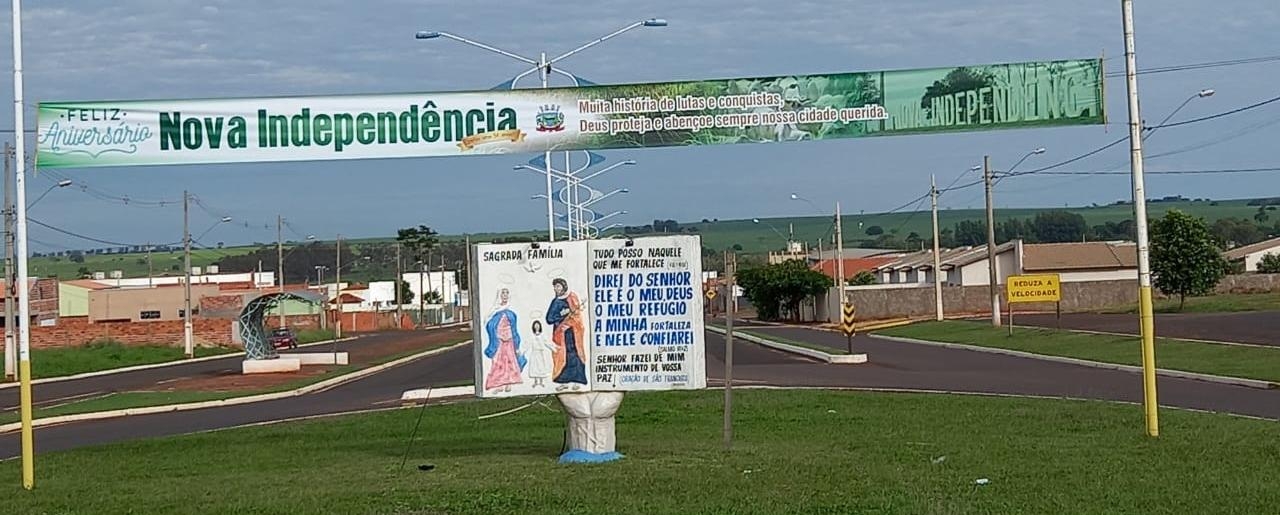 Parabéns Nova Independência pelos 56 anos de emancipação política.
