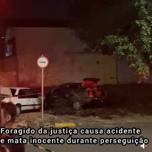 Foragido da Justiça Causa Acidente e Mata Inocente Durante Perseguição em Andradina Após Fuga em Castilho