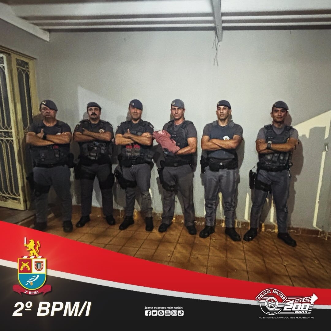 Parto realizado pela Polícia Militar em Araçatuba