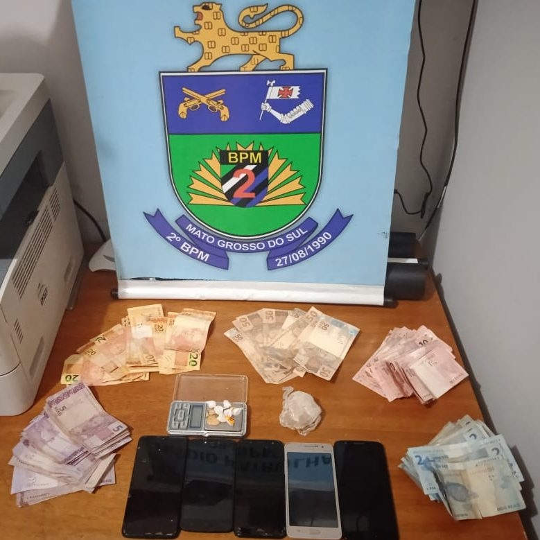 2º Batalhão de Polícia Militar prende casal por tráfico de drogas em Três Lagoas