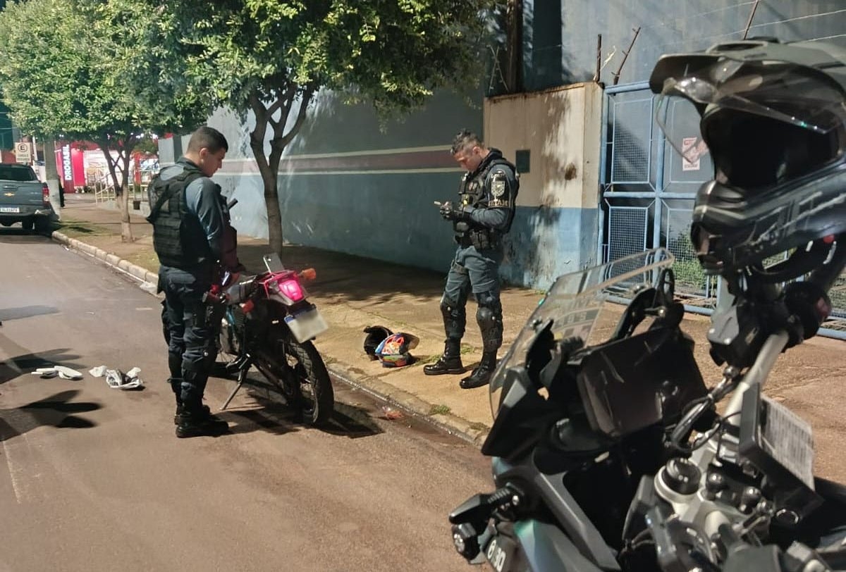 Polícia Militar em Três Lagoas realiza a prisão de motociclista por direção perigosa