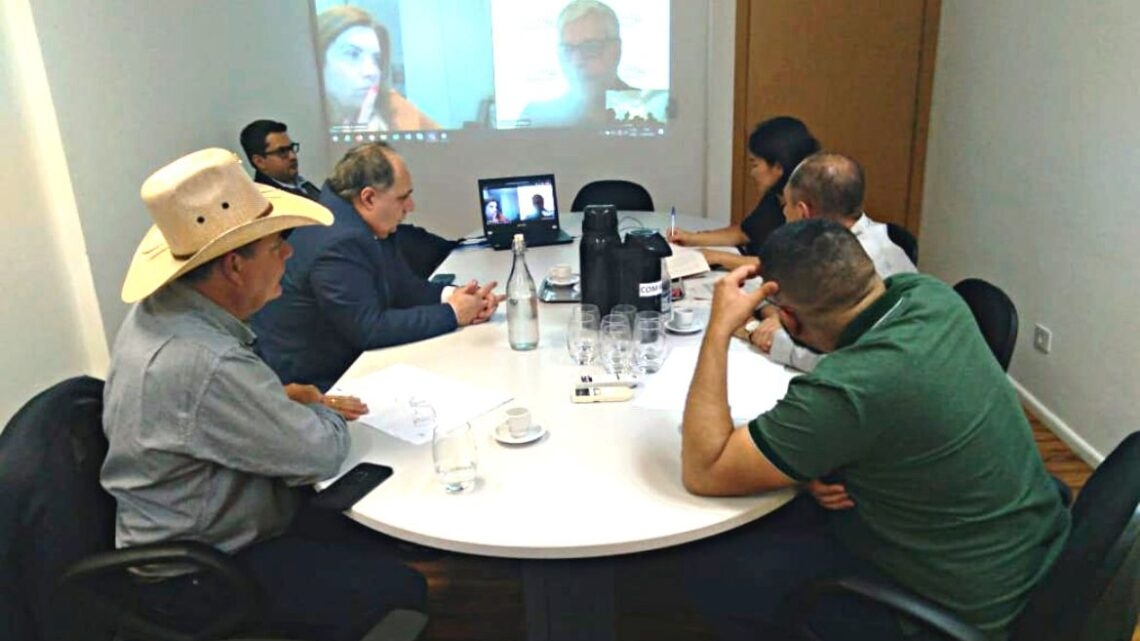 Em reunião, Prefeito de Três Lagoas Angelo Guerreiro discute doação e cessão de composição de áreas na Esplanada NOB