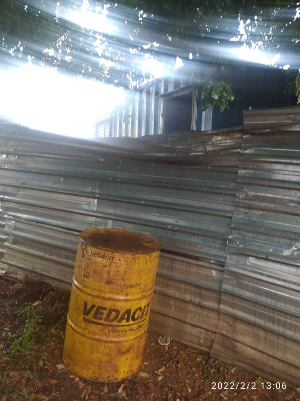 Polícia Militar de Andradina prende homem furtando objetos de construção ao lado da Piscina Olímpica