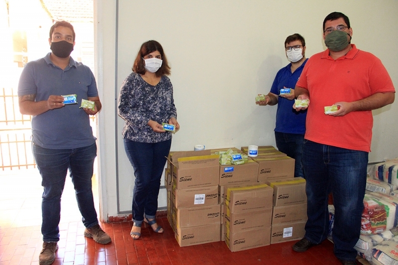 Promoção Social recebe 3 mil sabonetes das doações promovidas pela Águas Andradina