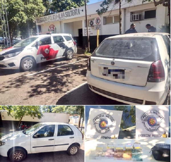 Em Ilha Solteira Polícia Militar prende indivíduo com veículo furtado em Pereira Barreto