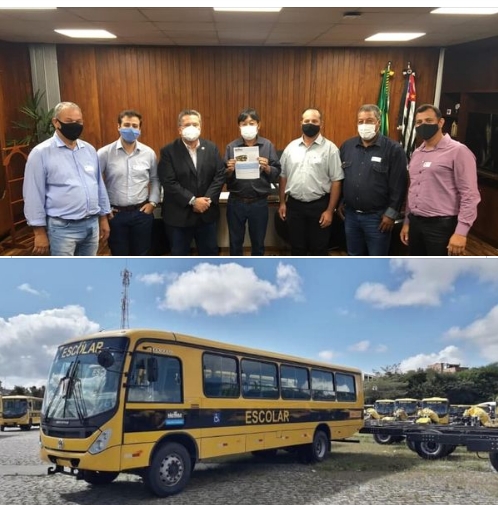Prefeitura de Lavínia conquista do Governo de SP um ônibus escolar de 59 lugares