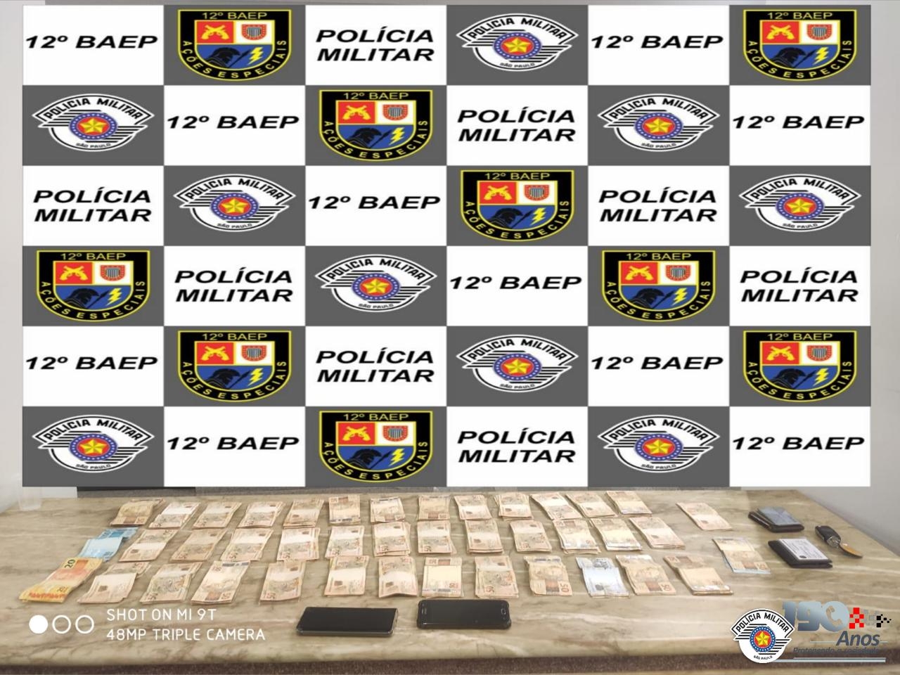 BAEP de Araçatuba prendeu 02 criminosos por furtarem 39 mil do auxílio emergencial, alvo de combate ao crime Praça do Boi