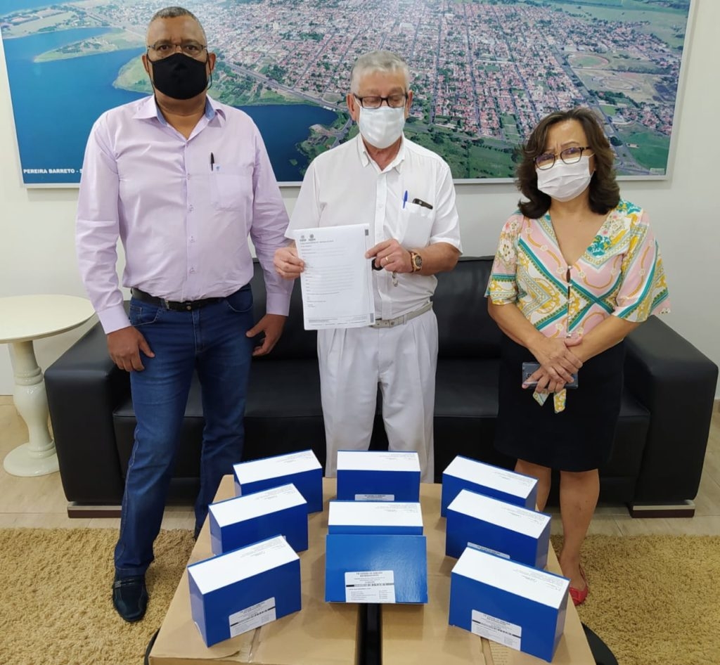 Sindicato Rural repassa mais de 1,3 mil testes rápidos da Covid-19 para Prefeitura de Pereira Barreto