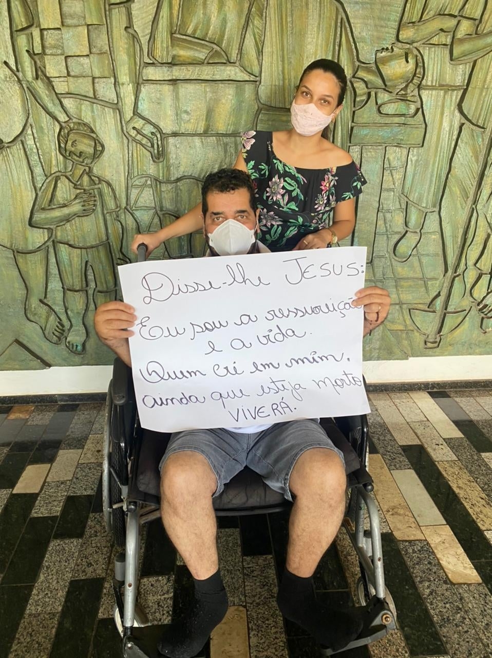 VICE-PREFEITO DE SUZANÁPOLIS VENCE A COVID-19 E DEIXA HOSPITAL DA UNIMED DE ANDRADINA