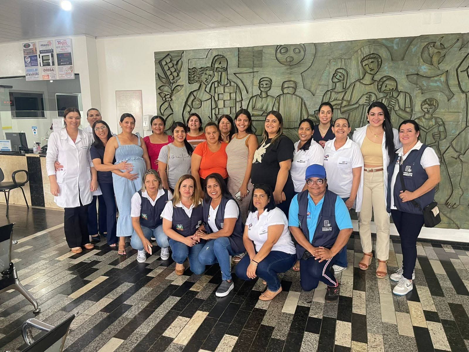 Santa Casa de Andradina recebe visita das gestantes de Nova Independência