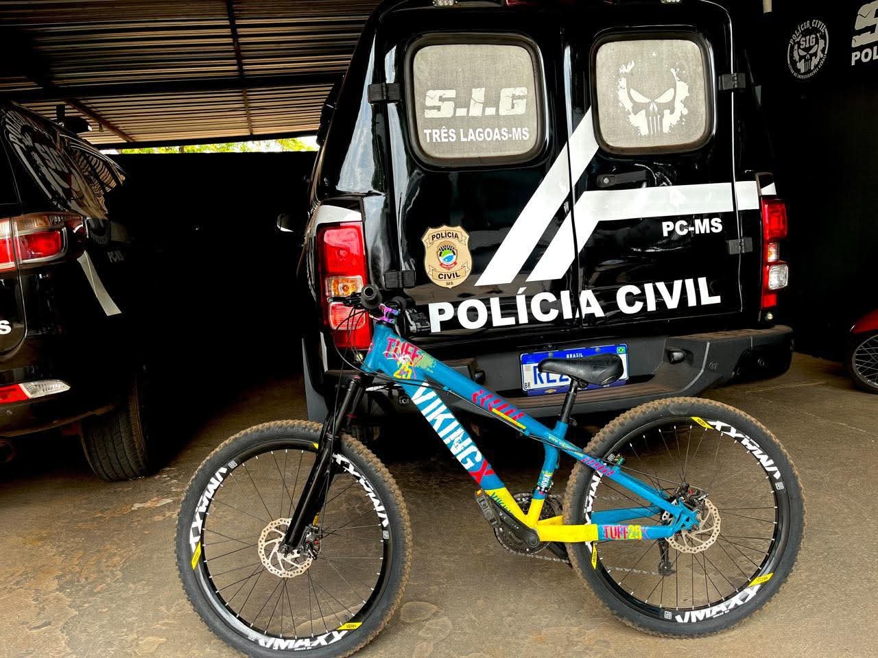 Adolescente de 15 anos é apreendido pela SIG de Três Lagoas por roubo de bicicleta
