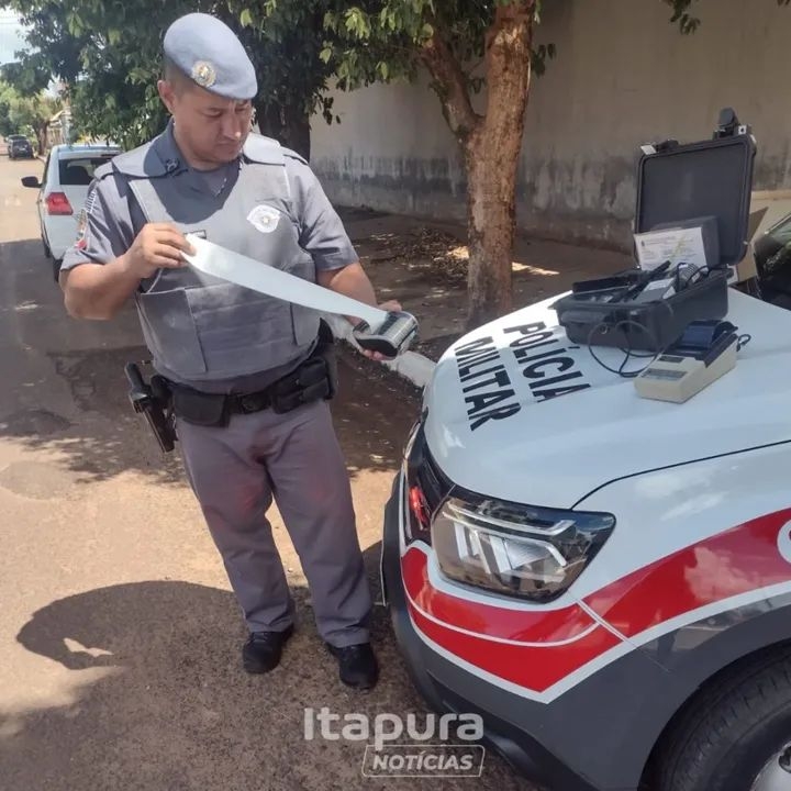 Polícia Militar realiza Operação Impacto Força Total em Itapura com uso de bafômetro e reforço na fiscalização