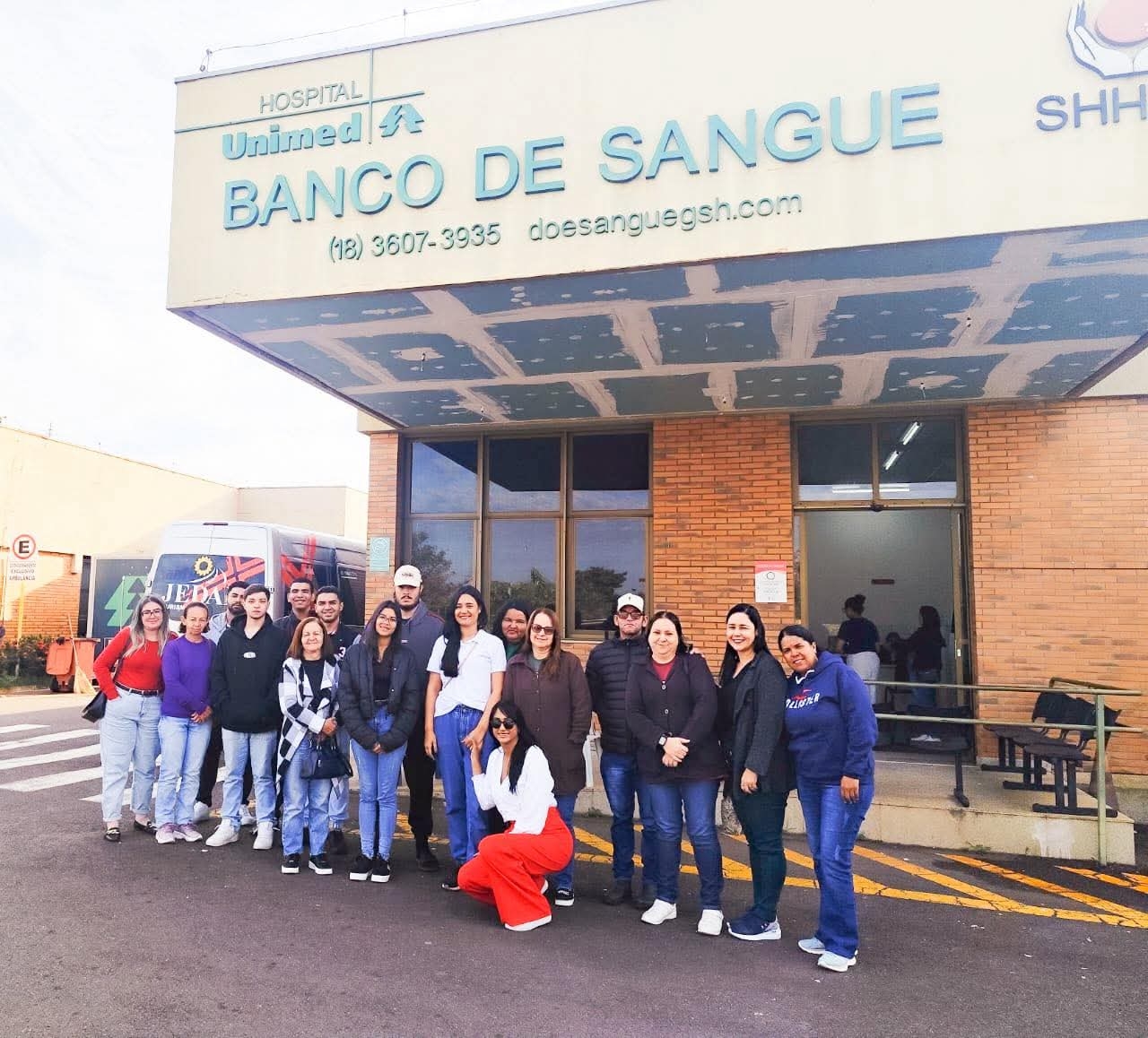 Voluntários da Igreja Universal de Andradina doaram sangue na Unimed de Araçatuba