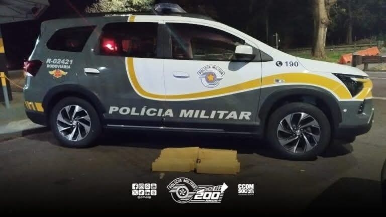 Polícia Rodoviária Estadual apreende mais de 35 kg de maconha na rodovia SP 300 em Castilho