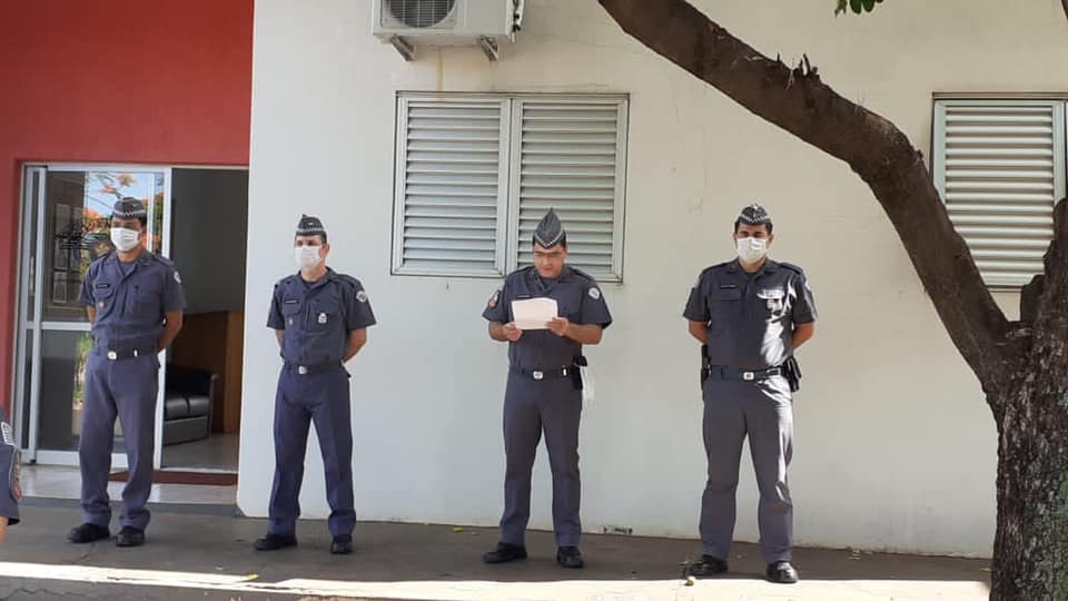 28º Batalhão de Andradina realiza solenidade dos 189 anos da Polícia Militar de SP