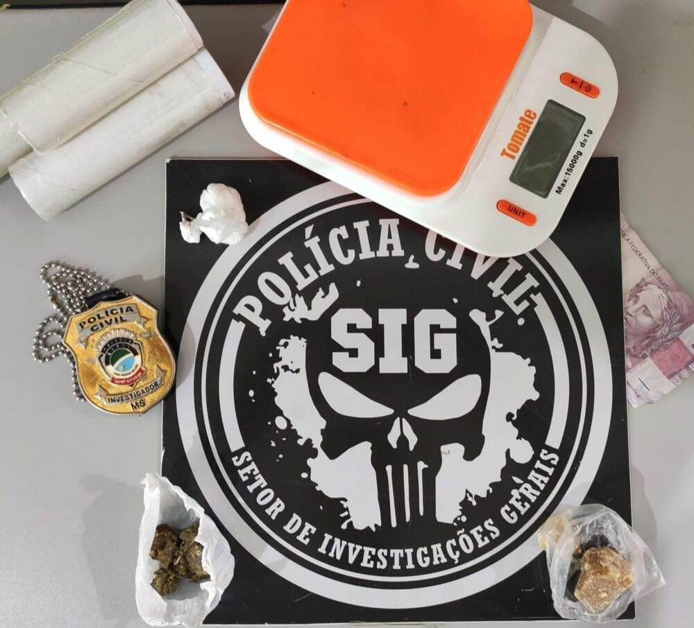 Adolescente é apreendido com drogas após ação da Polícia Civil em Três Lagoas