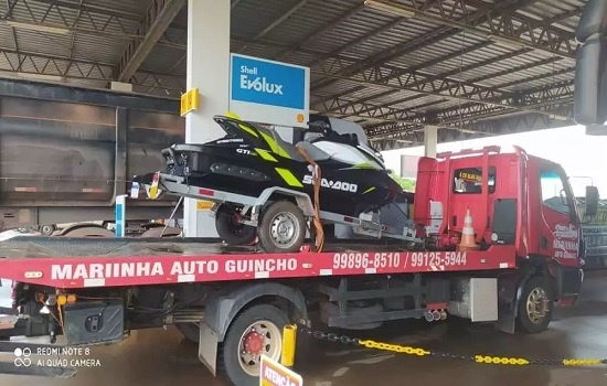 Em Água Clara receptadores são presos com dinheiro, drogas e jetski furtado