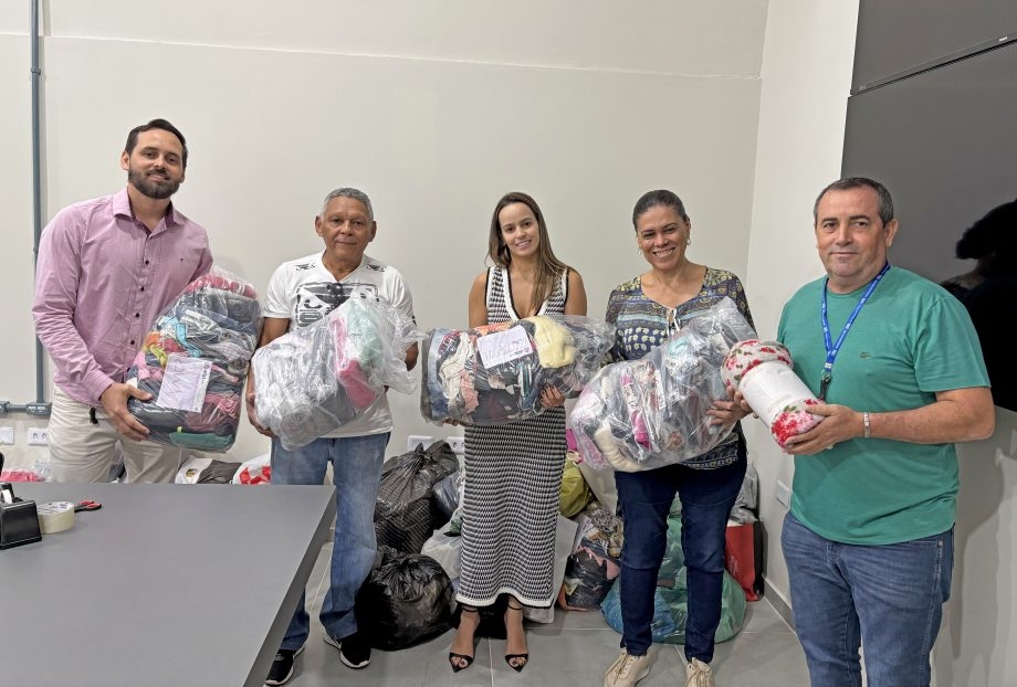 Escolas da REME arrecadam cerca de 400 kg de doações para a campanha “Três Lagoas Unida Contra o Frio”