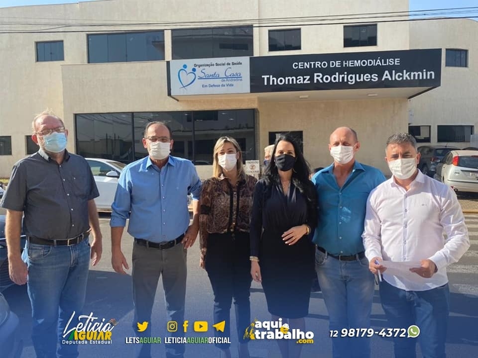 DEPUTADA ESTADUAL LETICIA AGUIAR VISITOU ANDRADINA