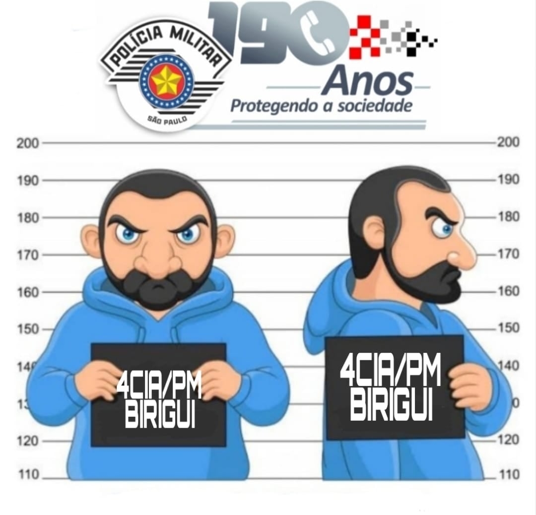ROCAM de Birigui em patrulhamento na área central captura foragido da justiça