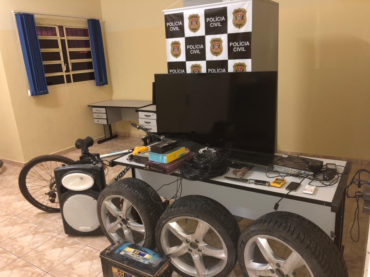 Polícia Civil de Castilho cumpri mandado de prisão contra " Pitbull " e recupera objetos furtados