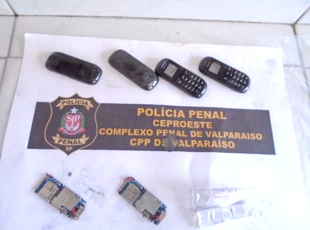 Polícia Penal flagra visitante com 02 microcelulares no CPP de Valparaíso
