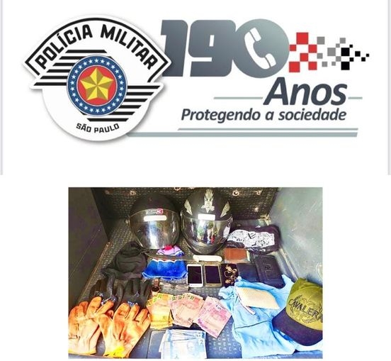 Em ação rápida, Polícia Militar de Andradina prendeu dupla que assaltou imobiliária e recuperou produtos do roubo
