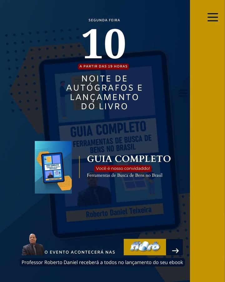 Lançamento do eBook em Andradina