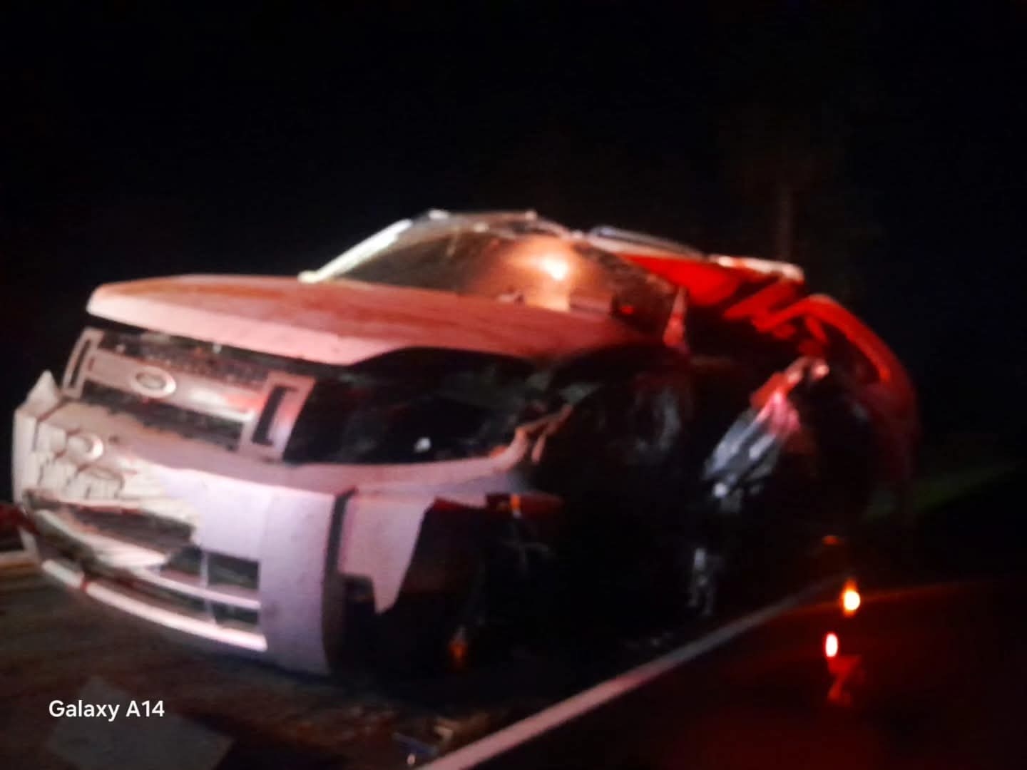 Mulher fica ferida em grave acidente na rodovia SP 563 General Figueiredo em Andradina