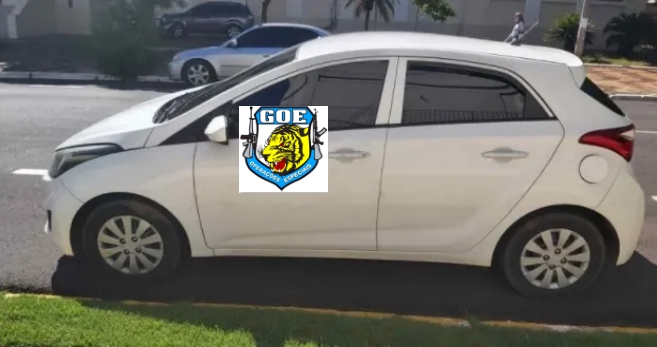 GOE de Araçatuba apreende carro usado por integrantes do PCC, alvo de repressão ao crime rodovia SP 300