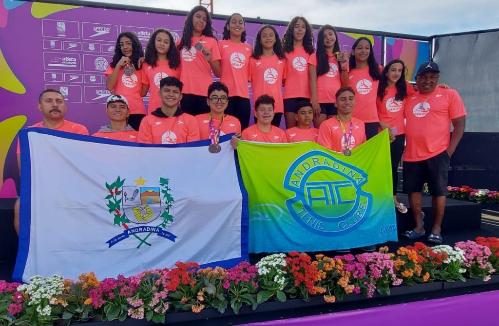 Natação Andradinense conquista 10 medalhas no Troféu Kim Mollo em Mococa