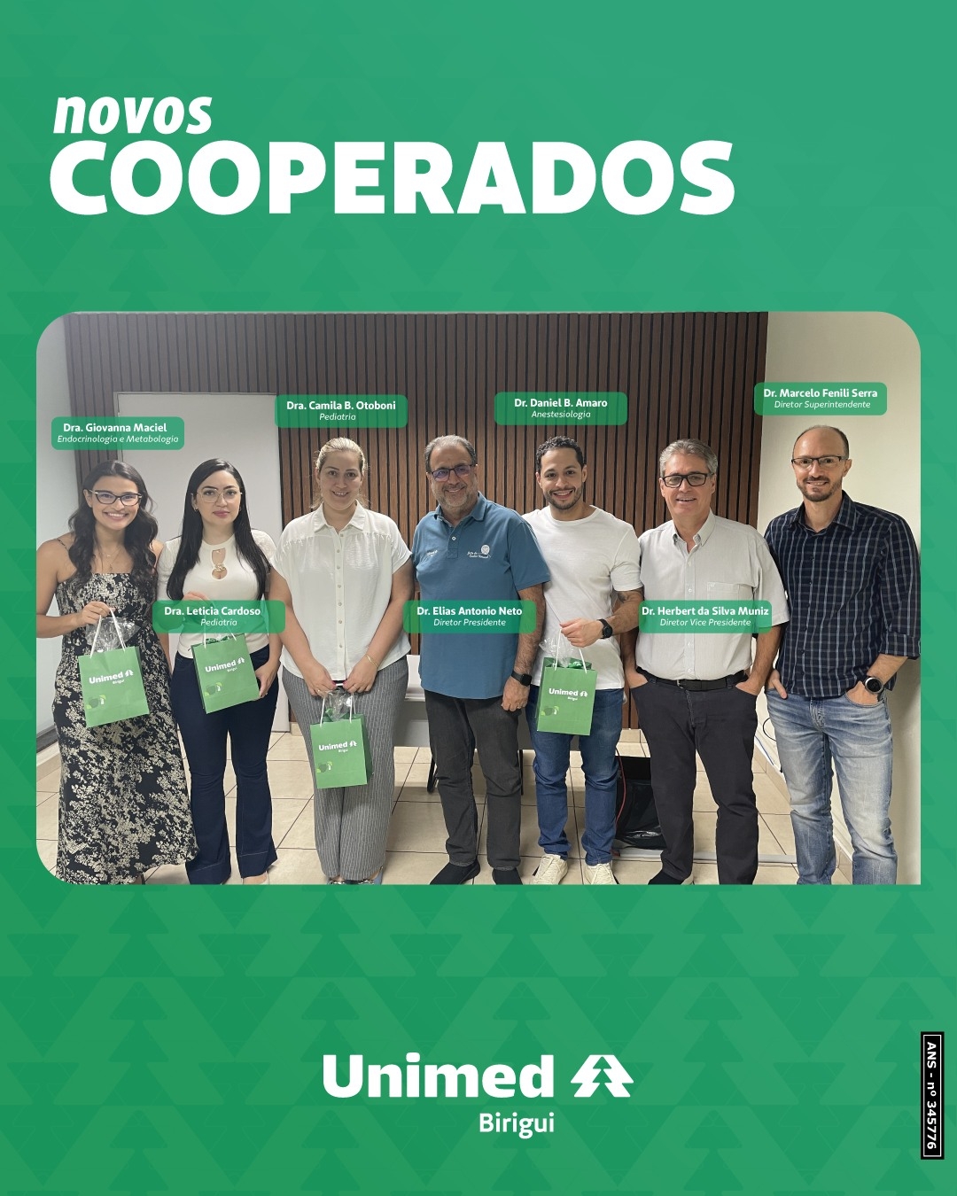 UNIMED BIRIGUI RECEBE NOVOS MÉDICOS COOPERADOS