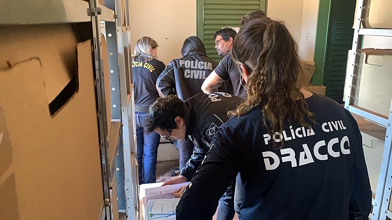 Operação ‘Vaga Zero’: Polícia Civil cumpre mandados contra Prefeitura de Selvíria por fraudes em licitação