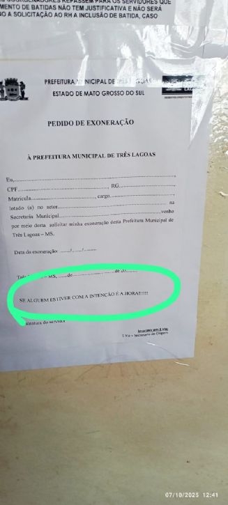 “Quem não estiver satisfeito, peça exoneração”: coordenador do transporte da saúde de Três Lagoas desafia servidores e causa revolta